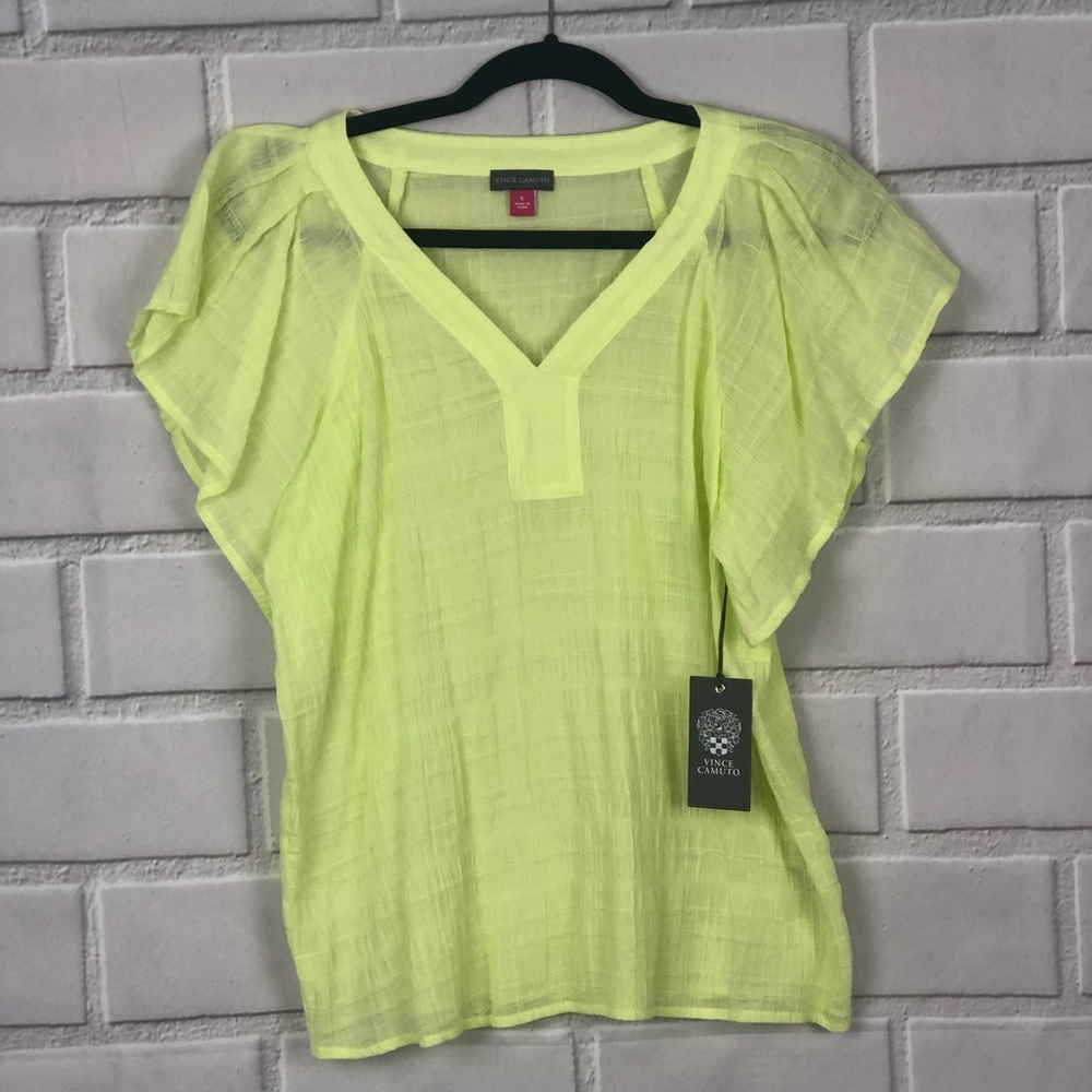 Vince Camuto short sleeve shirt Size S